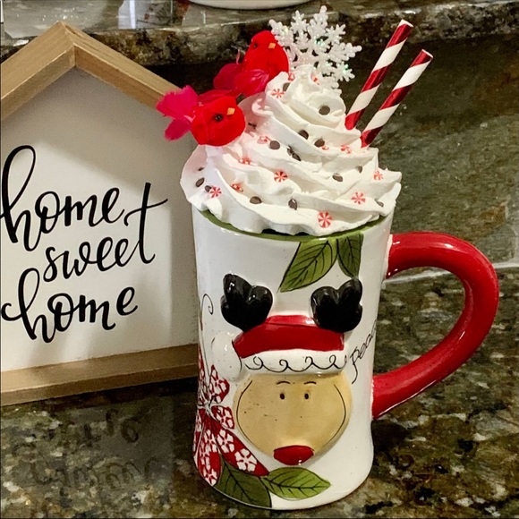 Handmade Mug Topper with Mug. - Picture 3 of 3